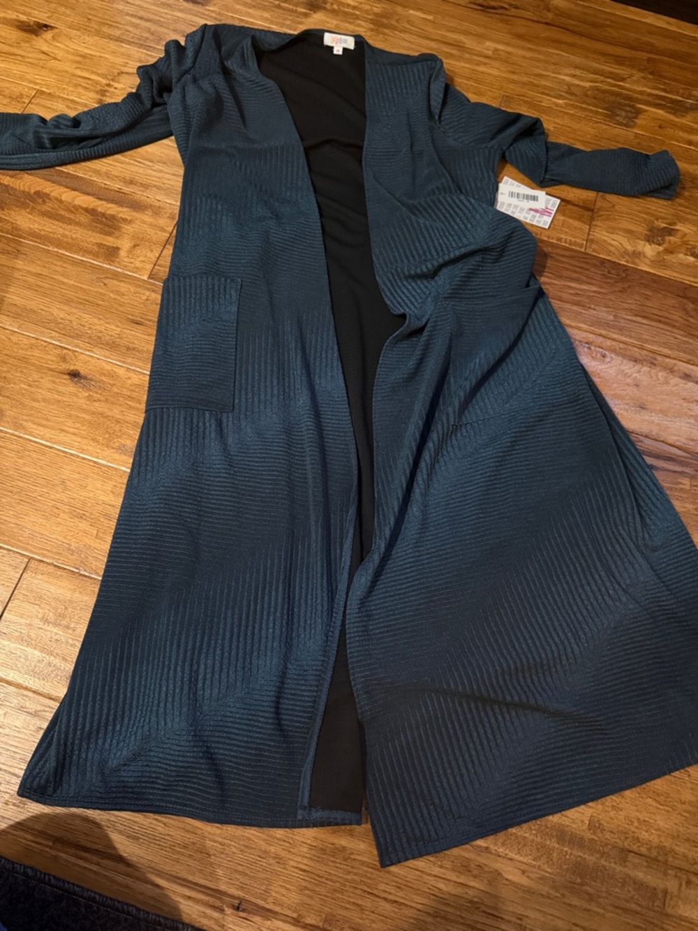 Women's Long Open-Front Cardigan Sweater - Teal